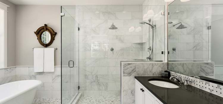 bathroom shower door installation in Aventura
